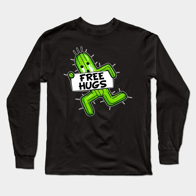 Free Hugs (Final Fantasy Pampa Parody) Long Sleeve T-Shirt by AnimeHA